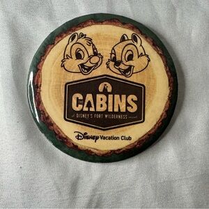 The Cabins Disney Fort Wilderness Resort Button